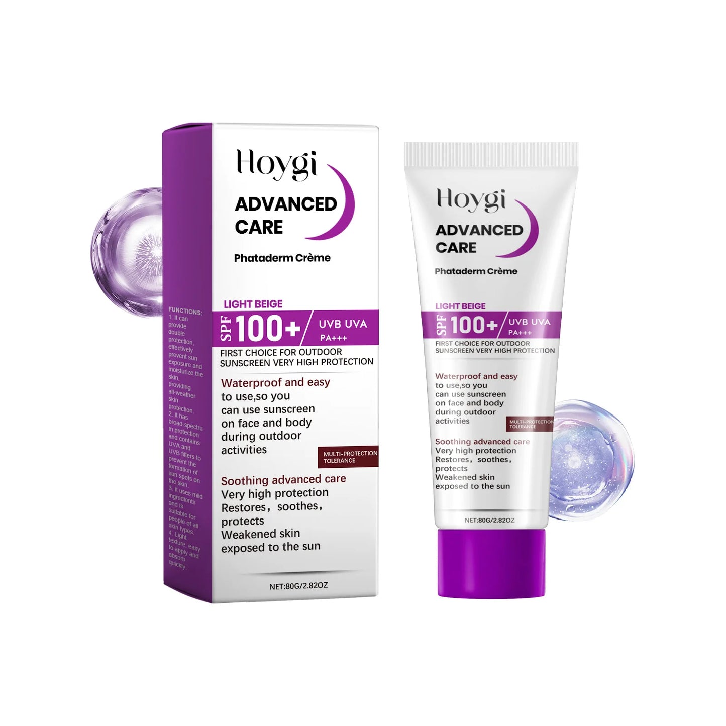 Crema Solar Hoygi con Ácido Hialurónico,