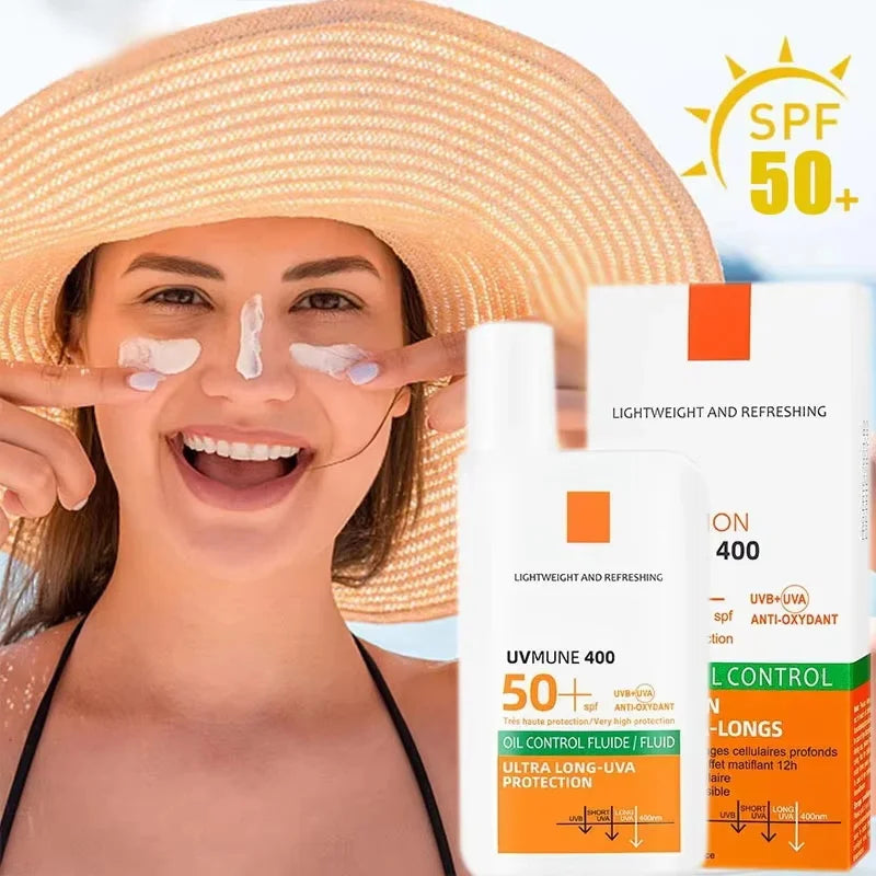 Crema de protección solar SPF 50+ innovación UVMUNE400 y antioxidante.