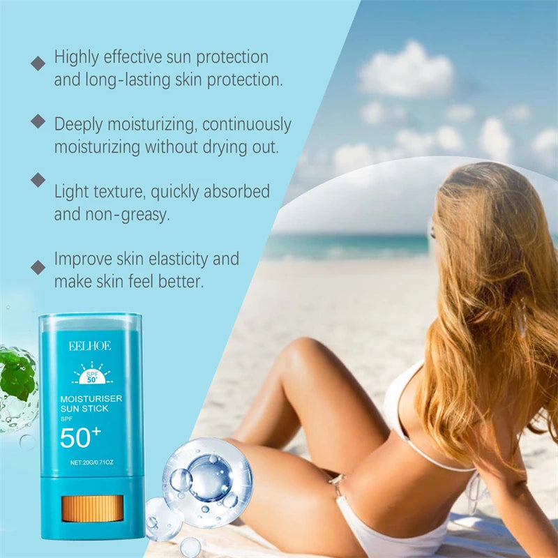 Crema solar en barra para el rostro SPF50+ Eelhoe
