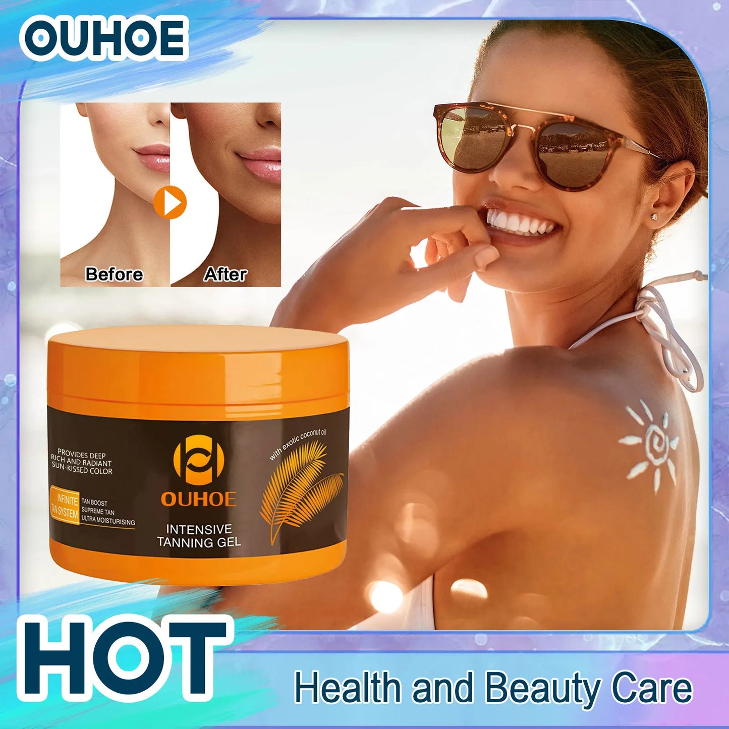 Gel Autobronceador OUHOE.