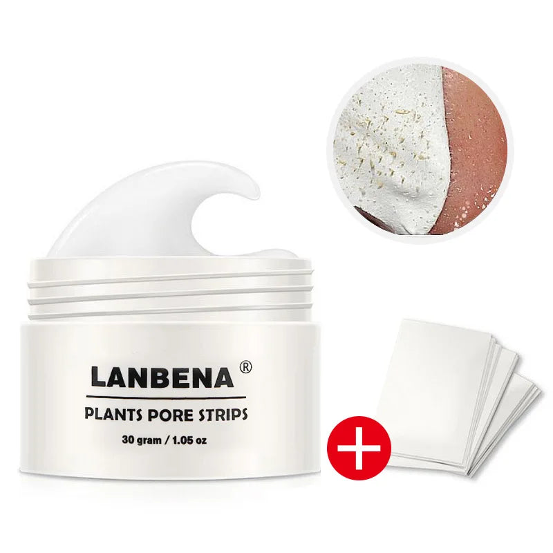 Crema+tiras para eliminar puntos negros LANBENA