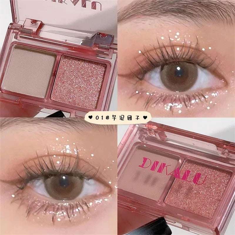 Paleta de Sombras JADED de 2 Colores.