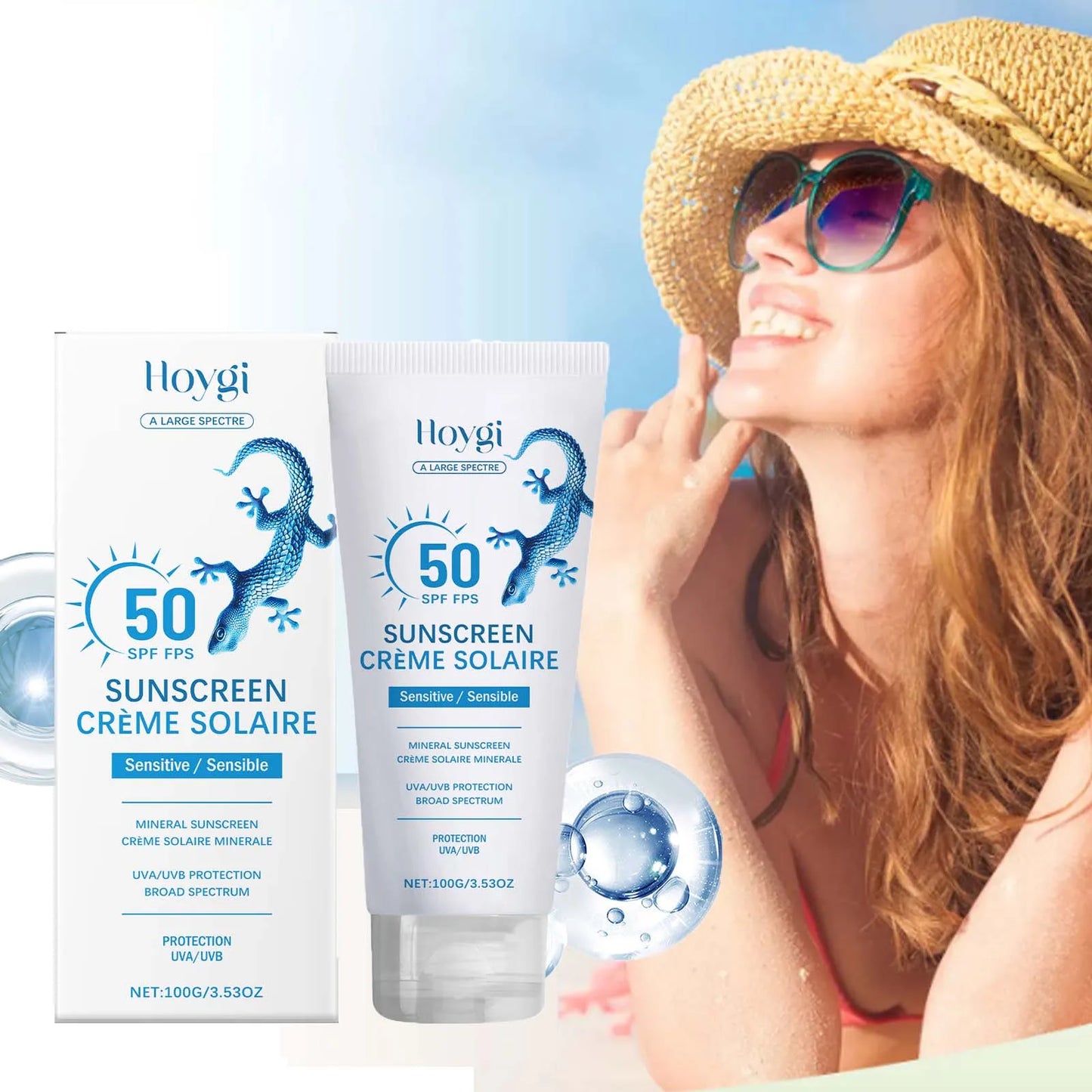 Mineral sunscreen for sensitive skin UVA/UVB SPF 50+