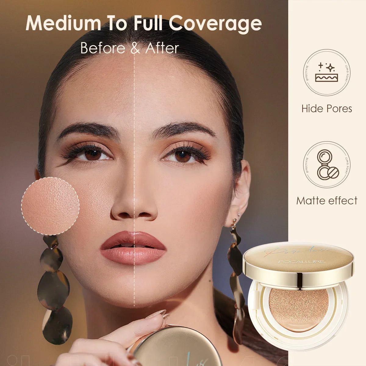 FOCALLURE Air Cushion BB & CC Cream.