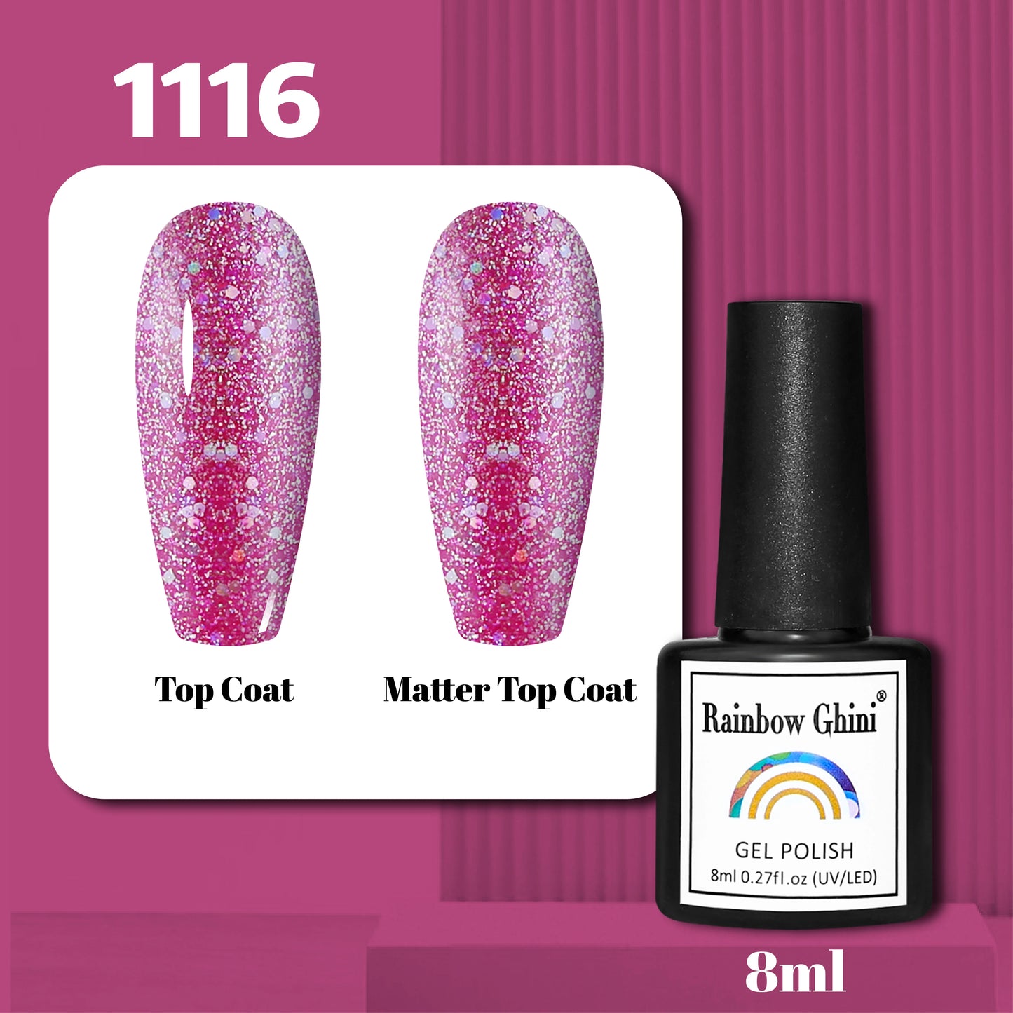 RAINBOW GHINI esmalte en gel de secado UV