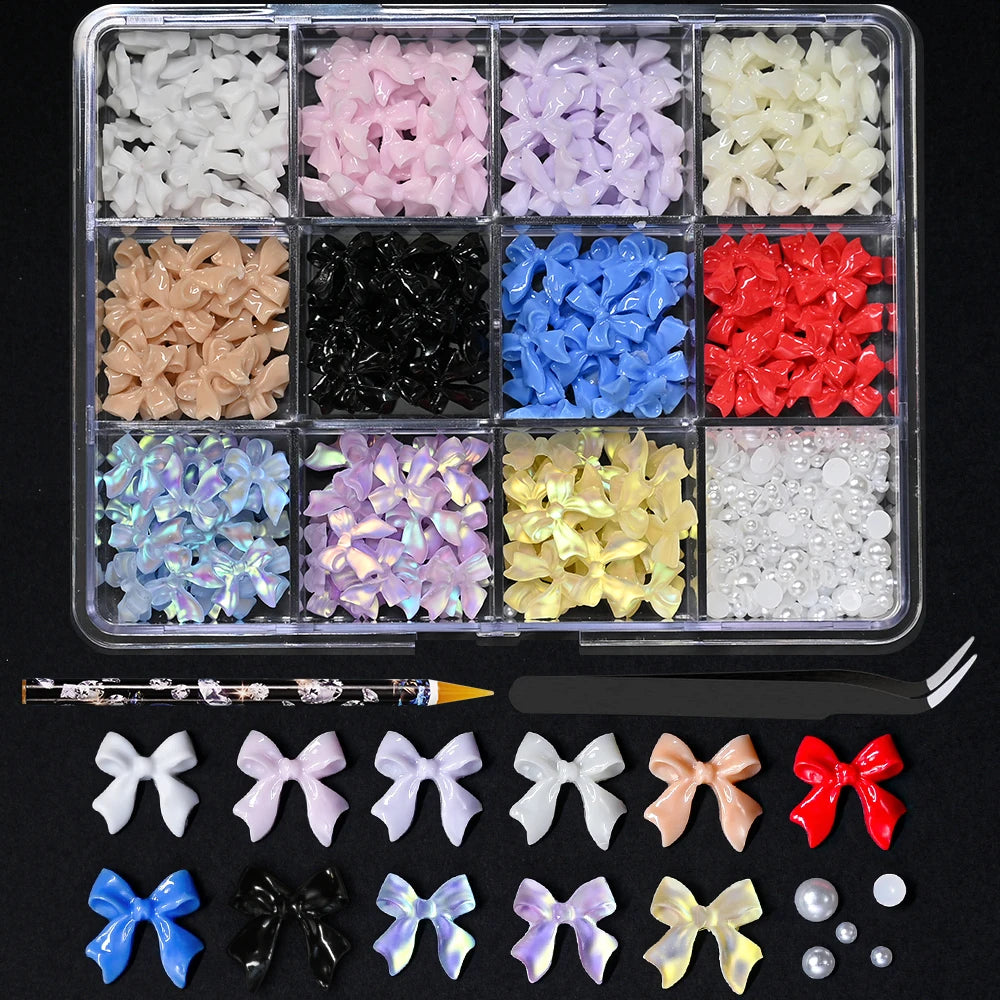 +15 Sets de decoraciones para uñas Kawaii