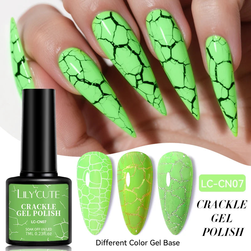 LILYCUTE 12 esmaltes quebradizos secado UV