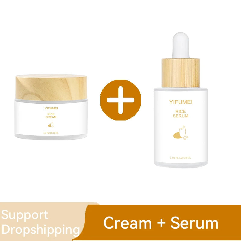 Set de tratamiento facial crema de arroz Crown Diamond