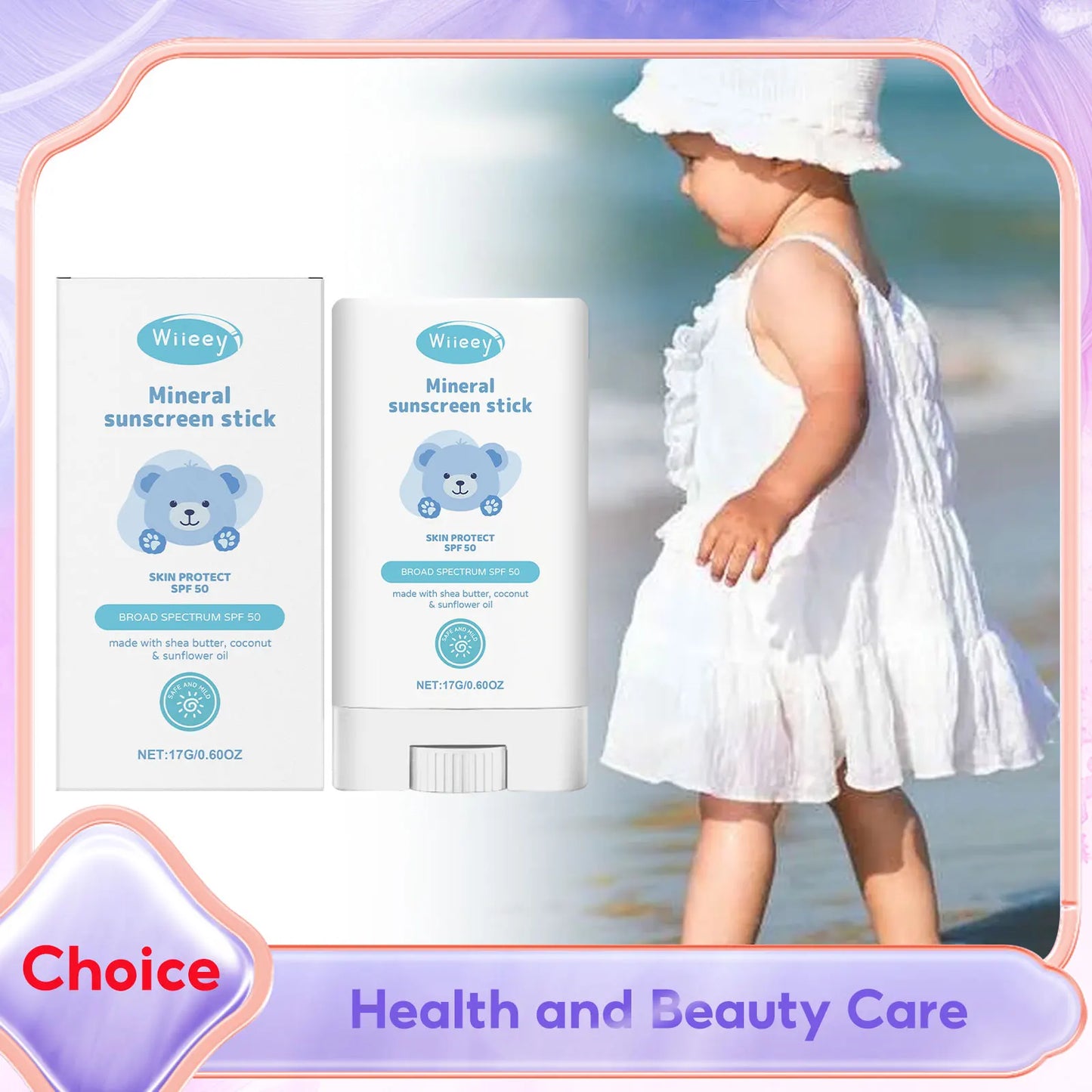 Mineral protection stick for children SPF 50+