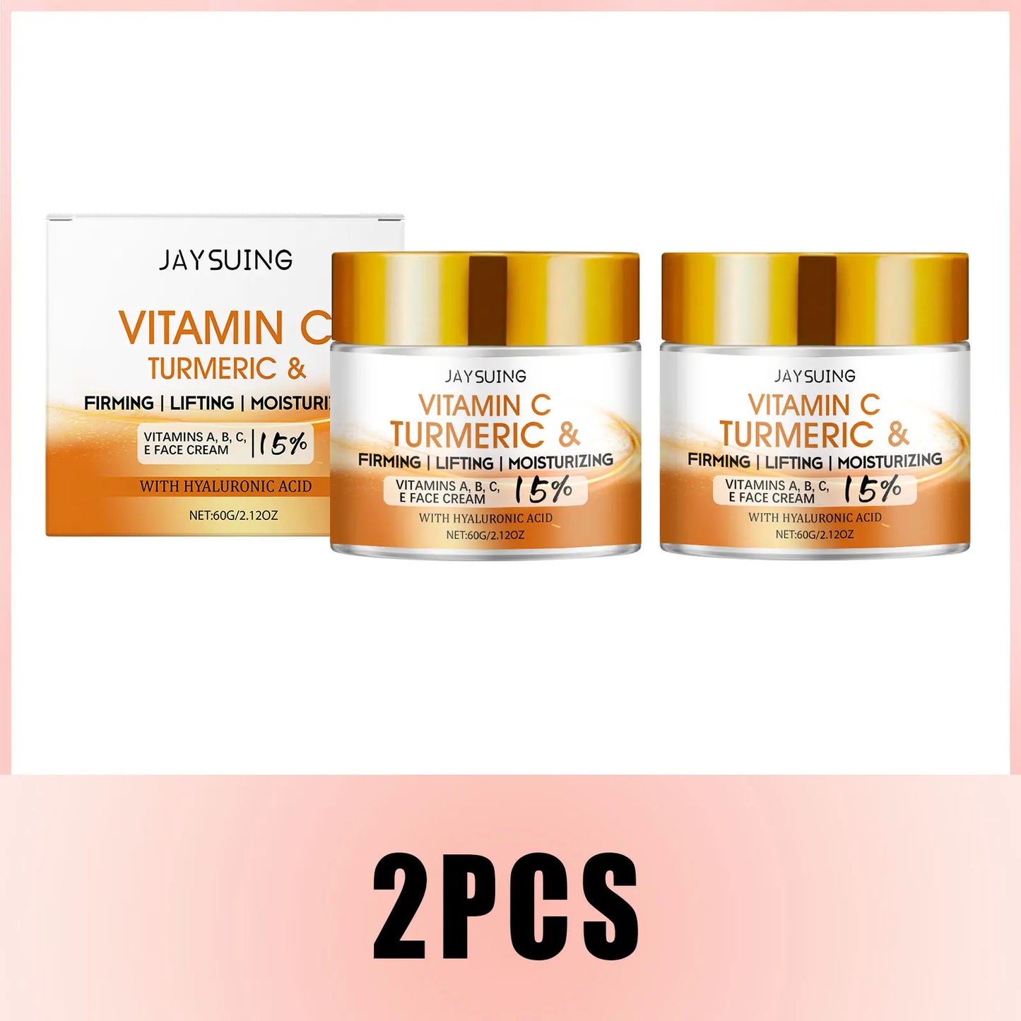 Crema hidratante y reafirmante de cúrcuma Jaysuing