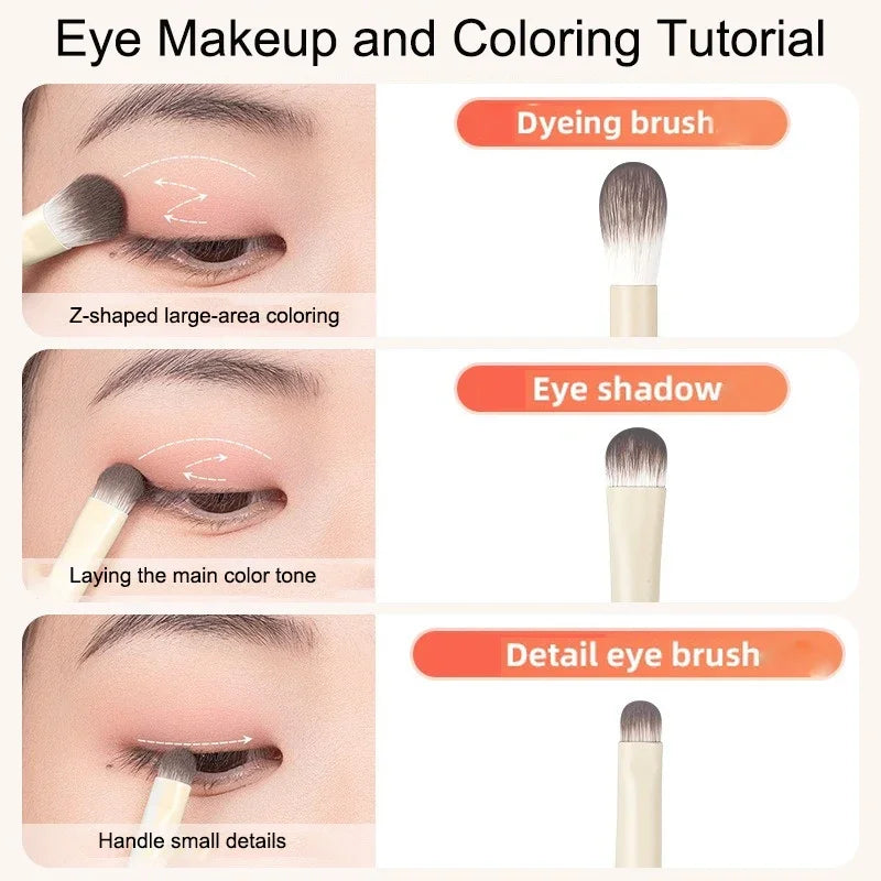 Set de Brochas para Sombras de Ojos
