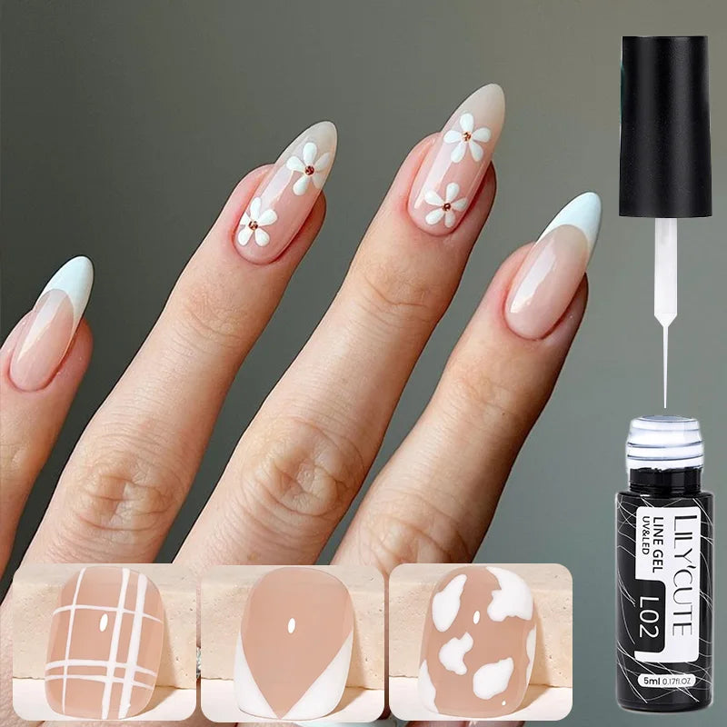 LILYCUTE 7 esmaltes en gel delineador
