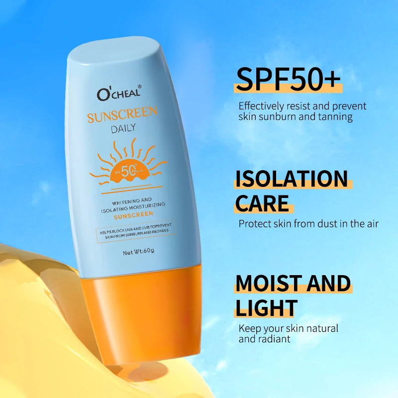 Protección solar de alta potencia fresco y traspirable O'cheal SPF50+