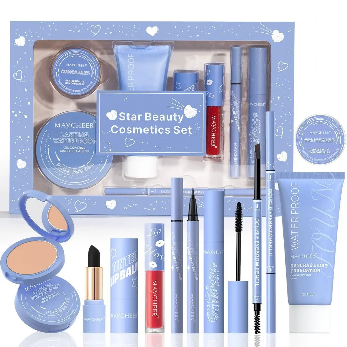 Set de maquillaje completo Waycheer