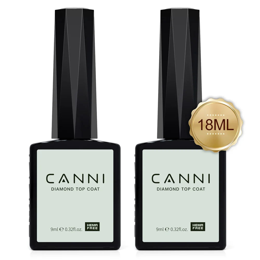 CANNI HEMA FREE base y top coat secado UV