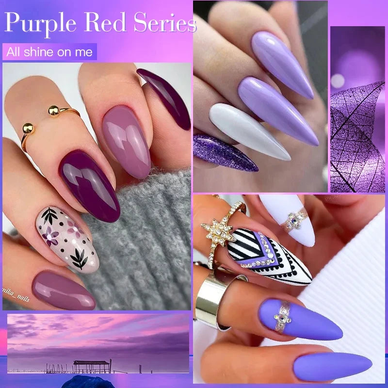 82 Sets of 6 MTSSII UV Nail Polishes