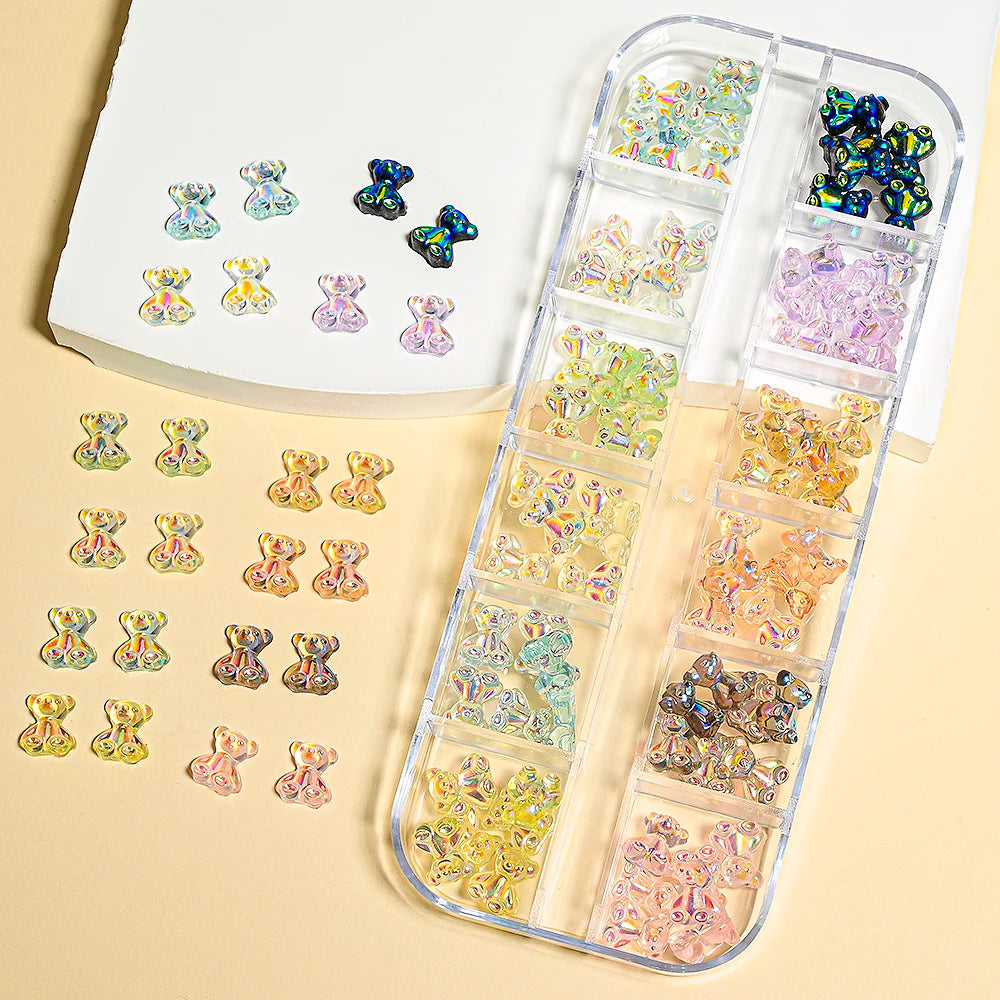 +15 Sets de decoraciones para uñas Kawaii