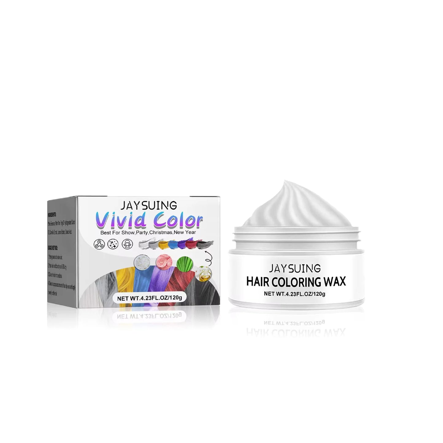 JAYSUING Colorante Temporal en Cera para el Cabello