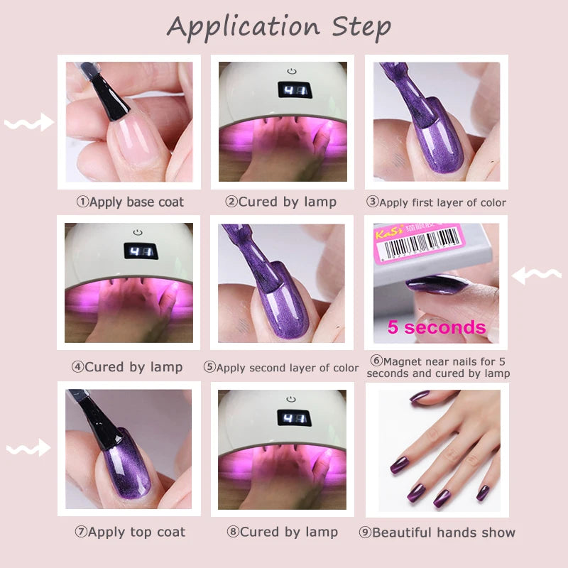 52 Esmaltes magnéticos NAILCO
