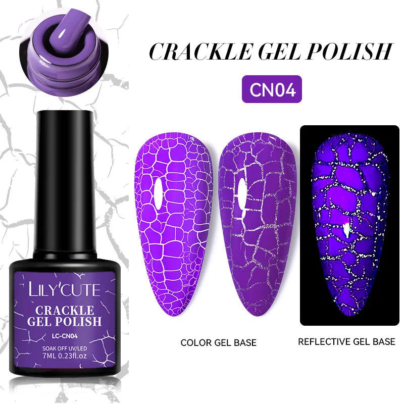 LILYCUTE 12 esmaltes quebradizos secado UV