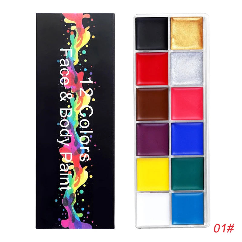 Paleta de pintura facial y corporal kzlet.