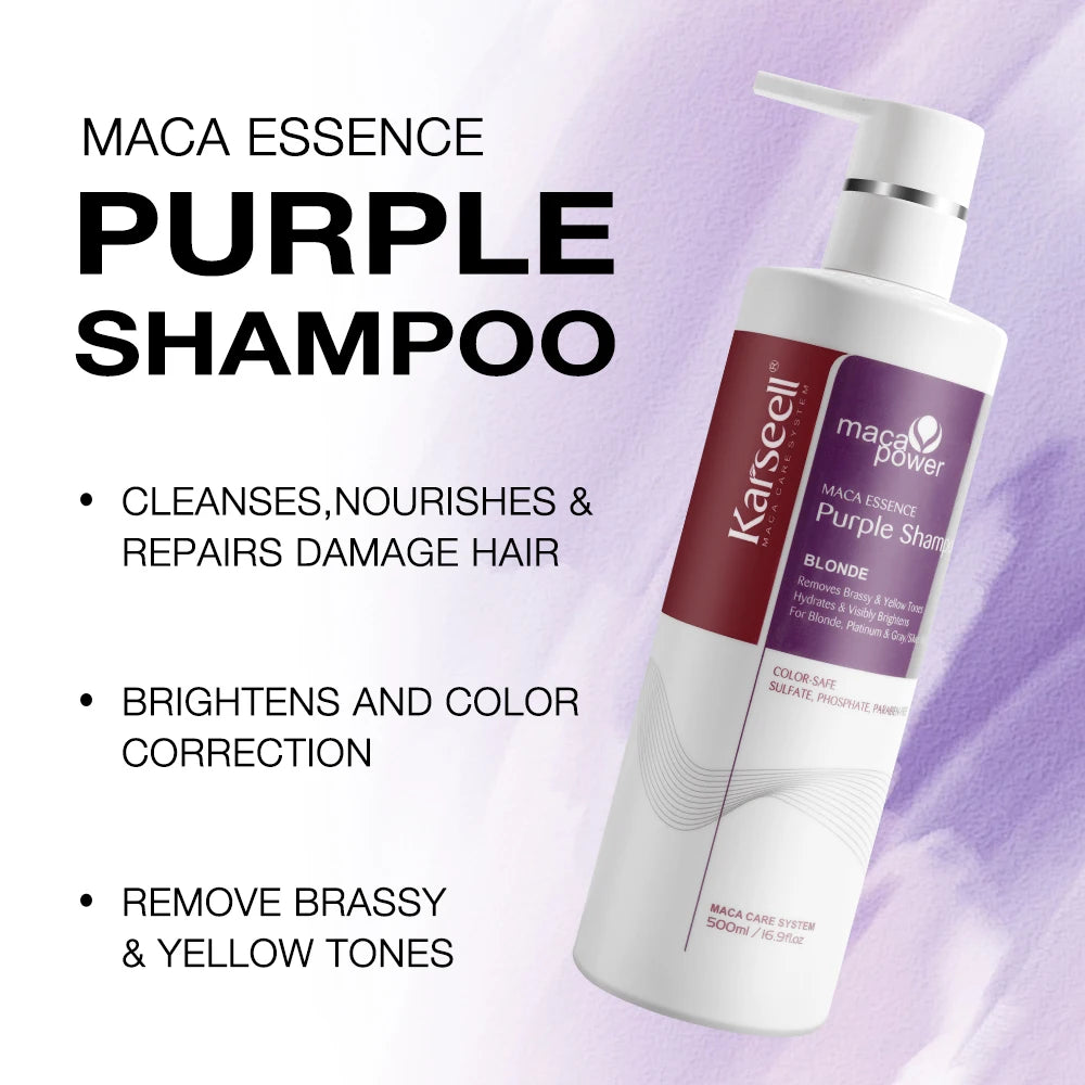 Shampoo Matizador Karseell Maca Power Purple
