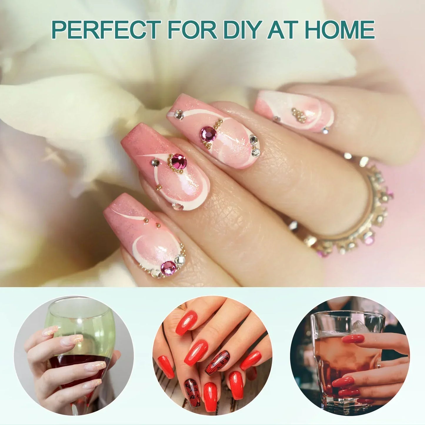 Uñas Postizas Nailpop 120pcs/box Gel X