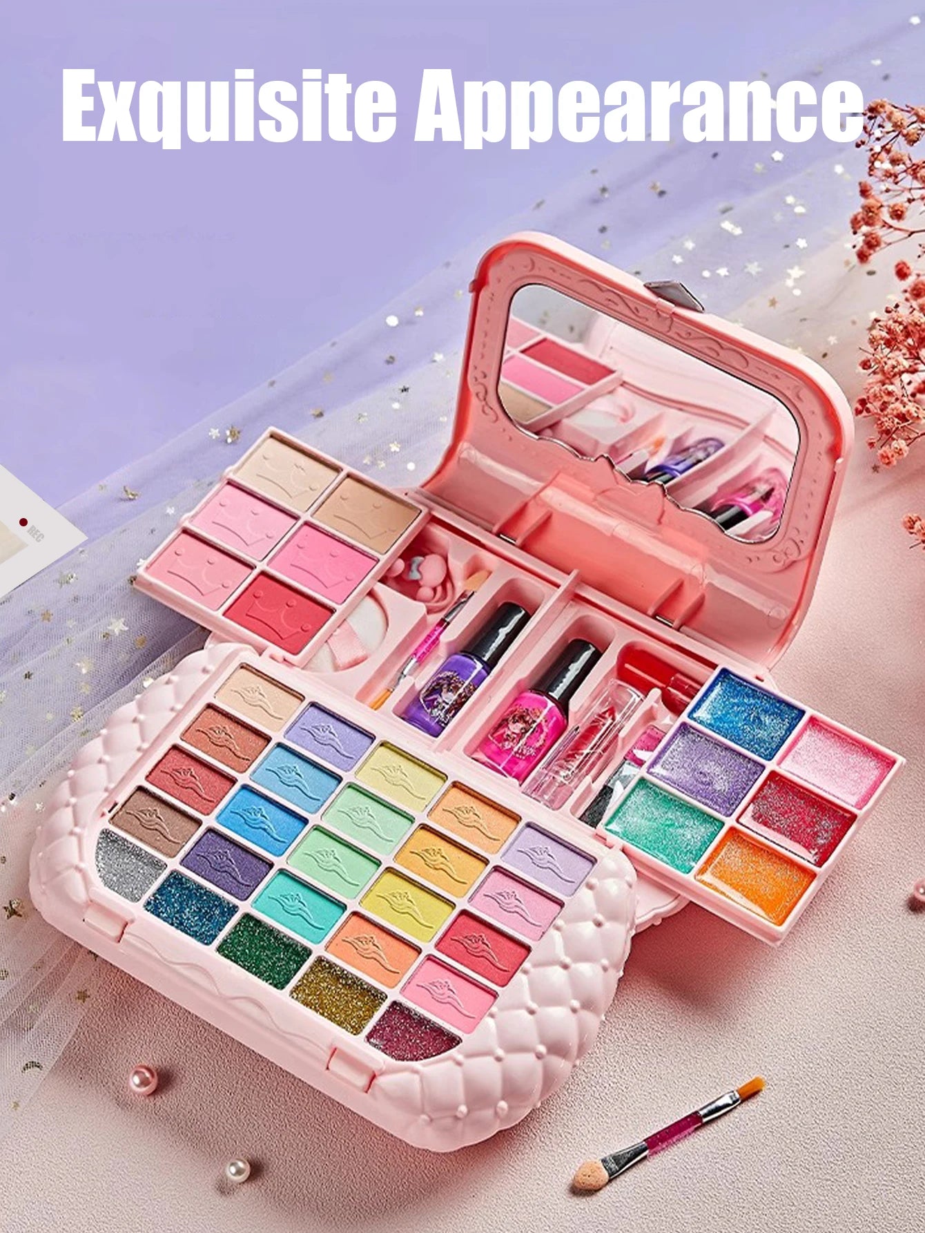 Estuche de Maquillaje con Orejas de Gato