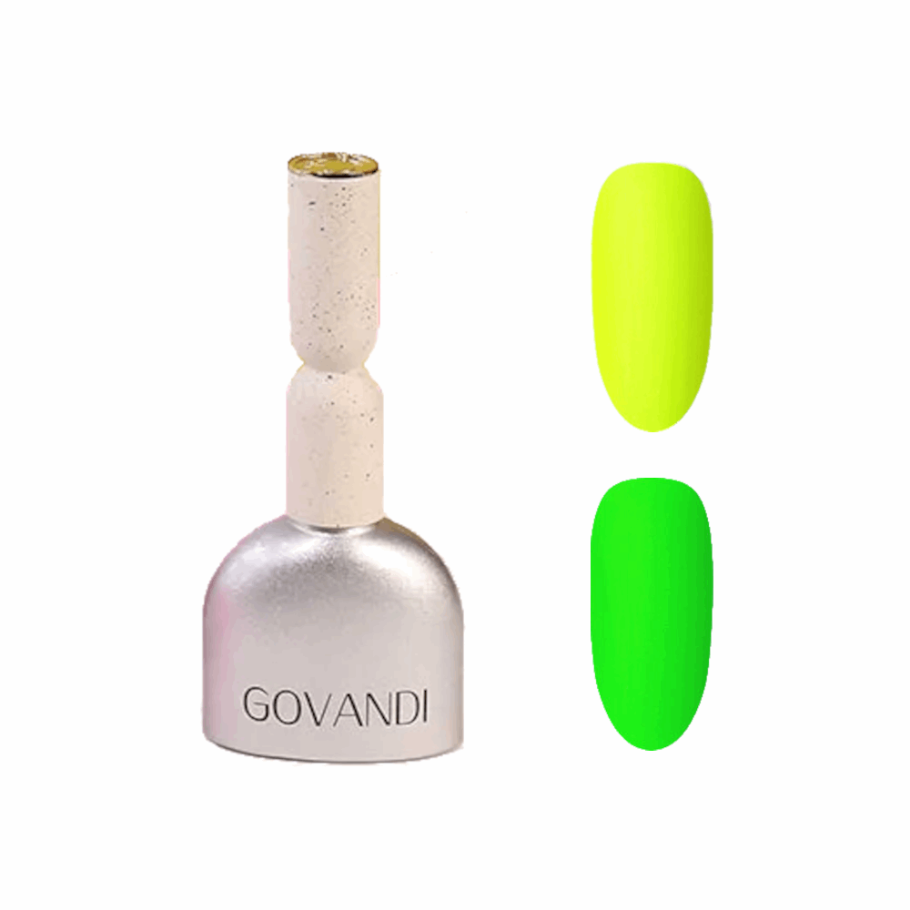 GOVANDI set de 8 colores de esmalte efecto neón con secado UV