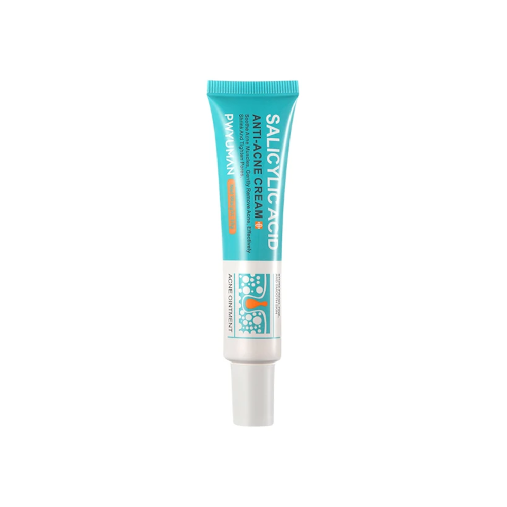 Crema Anti-Acné con Ácido Salicílico Pwyuman