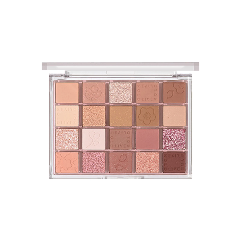 Paleta de 20 Sombras Multicolor Flowering Jaded