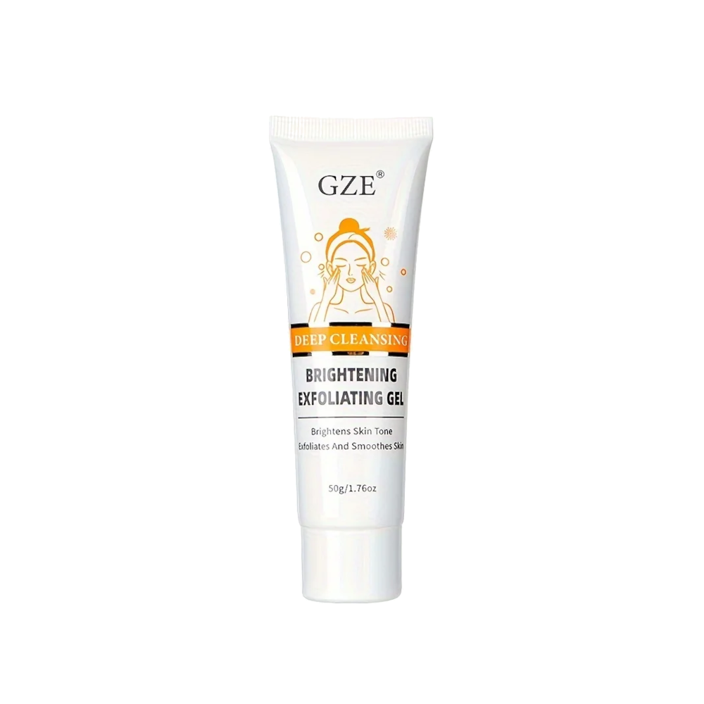Softening and illuminating pore-reducing gel facial scrub.