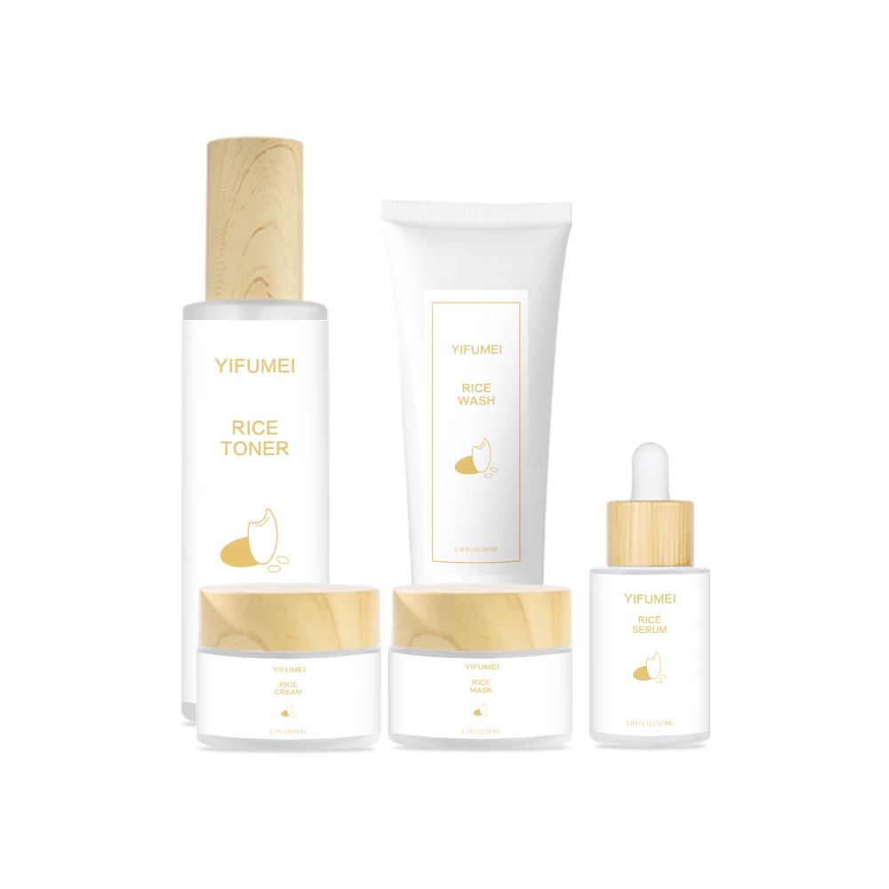 Set de tratamiento facial crema de arroz Crown Diamond