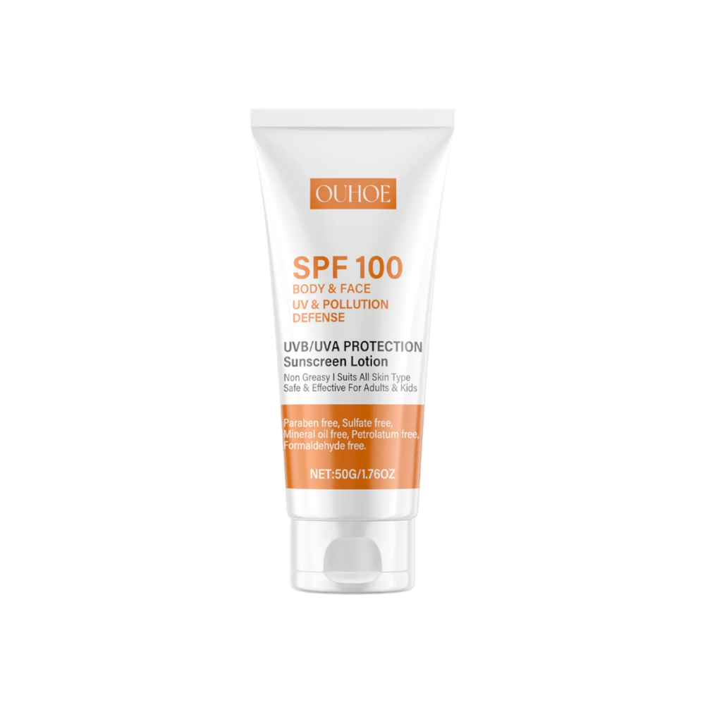 Crema con protección solar SPF100 OUHOE