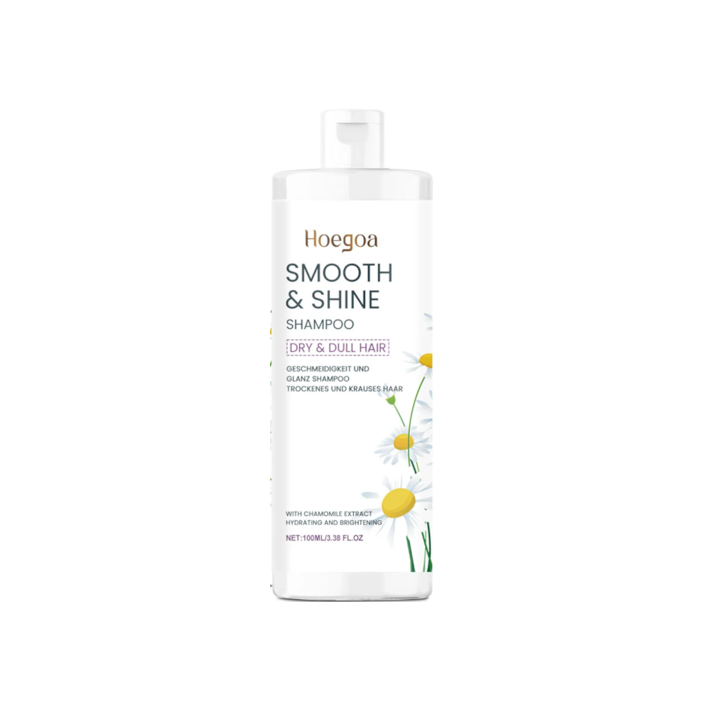 HOEGOA Champú para cabello seco y opacado, recibe brillo y suavidad.