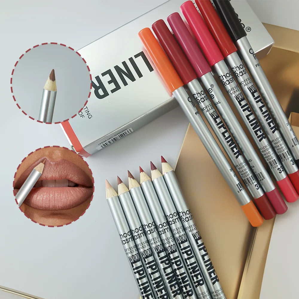 CHOOSE RASME Set of 12 Matte Lip Liners