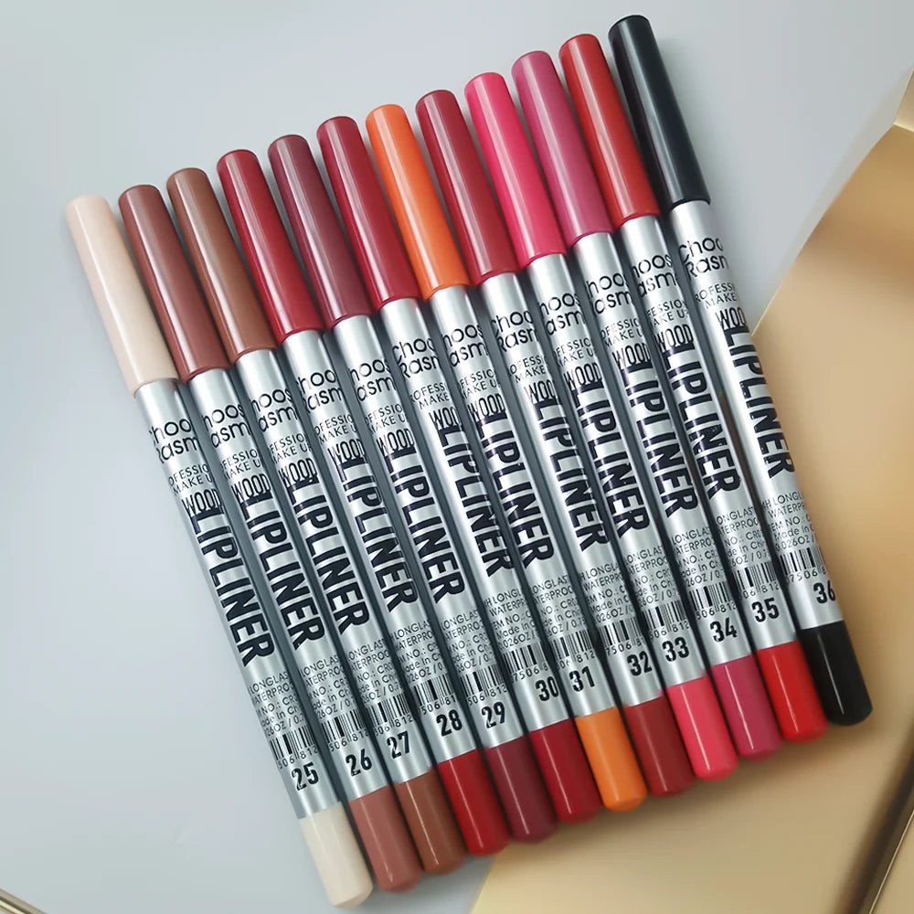 CHOOSE RASME Set of 12 Matte Lip Liners