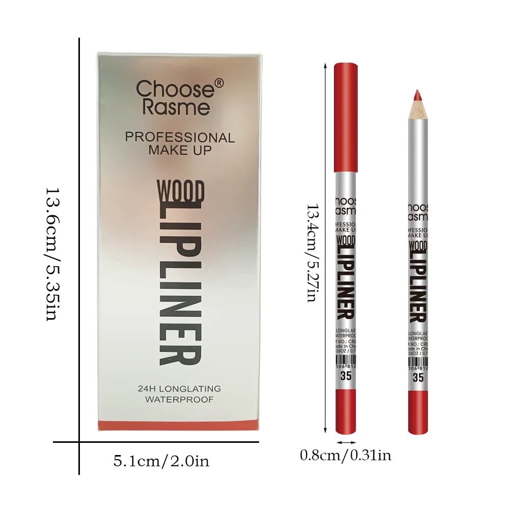 CHOOSE RASME Set of 12 Matte Lip Liners