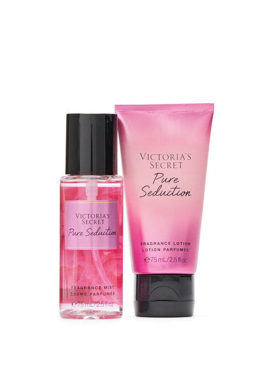 Victoria's Secret pure seduction mini duo body mist y loción perfumada