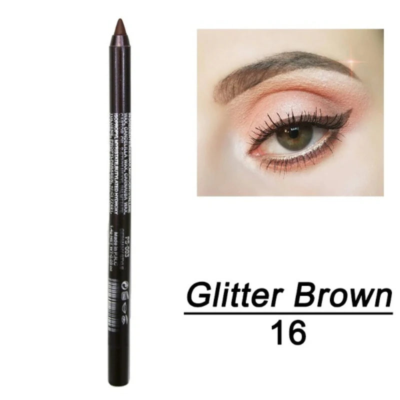Kit de Sombras y Delineador de 12 Colores