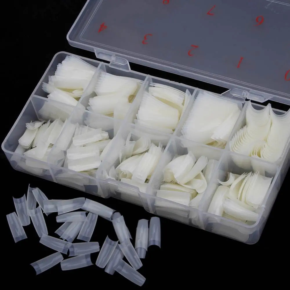 Set of 500 Nail Capsules.