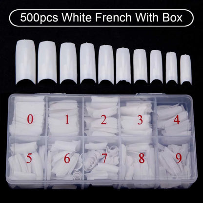 Set of 500 Nail Capsules.