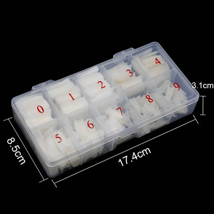 Set of 500 Nail Capsules.