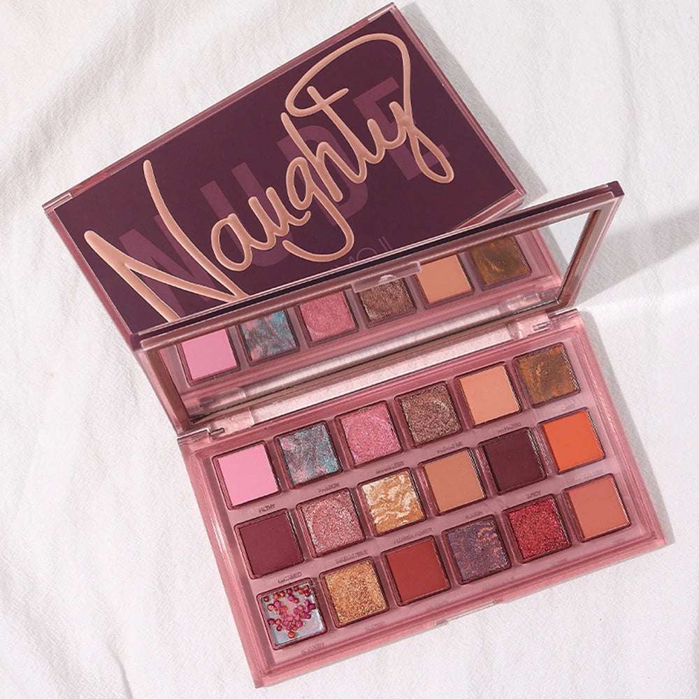 Paleta de sombras de ojos de 18 colores de ZYXUAQIR.