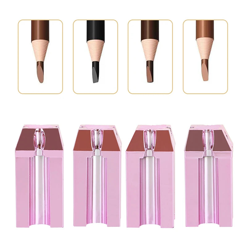 Eyebrow Pencil Set with Sharpener.