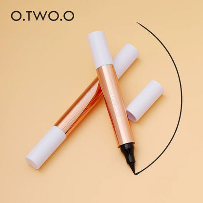 O.TWO.O Stamp Ink Eyeliner - Double Tip, Waterproof and Quick Drying