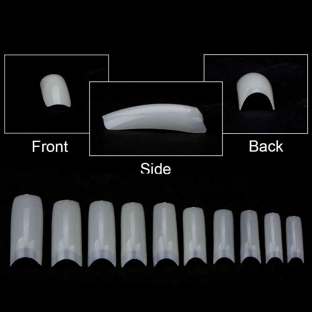 Set of 500 Nail Capsules.