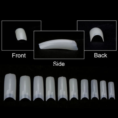 Set of 500 Nail Capsules.