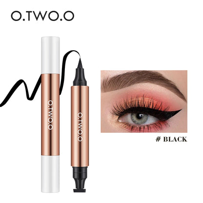 O.TWO.O Stamp Ink Eyeliner - Double Tip, Waterproof and Quick Drying
