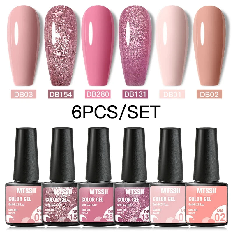 +50 Colecciones de 6 Esmaltes Semipermanentes MTSSII